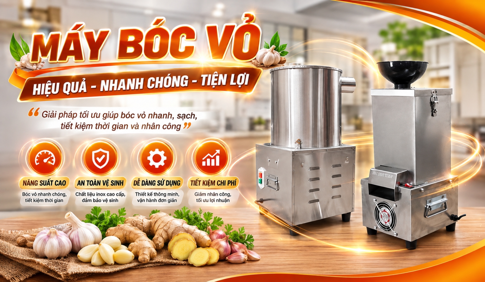 Máy bóc vỏ