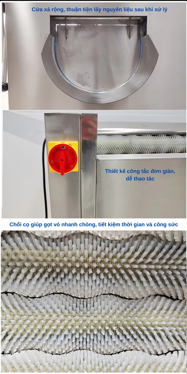 Máy gọt vỏ củ quả công nghiệp tự động Yanwoo CX-80