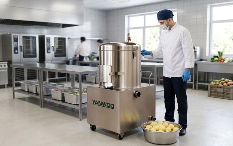 Ưu điểm nổi bật của máy gọt rửa vỏ củ quả Yanwoo XT-P20