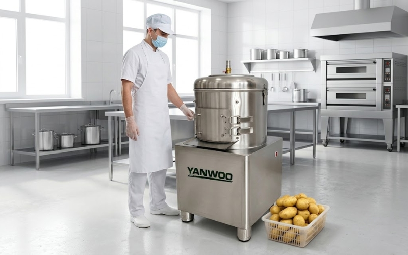 Máy gọt rửa vỏ củ quả đa năng Yanwoo XT-P30