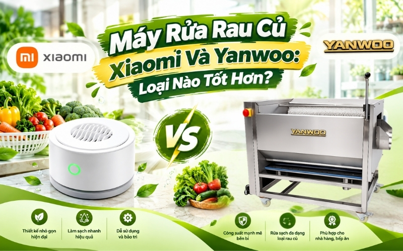 Máy Rửa Rau Củ Xiaomi Và Yanwoo: Loại Nào Tốt Hơn?