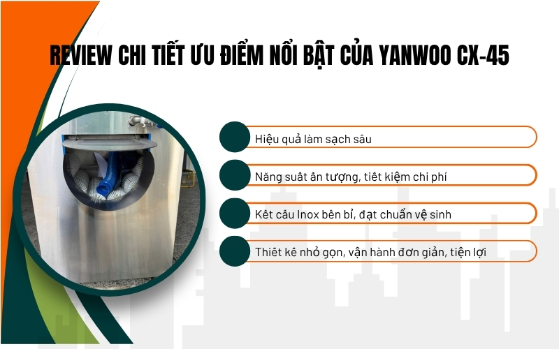Review chi tiết ưu điểm nổi bật của Yanwoo CX-45
