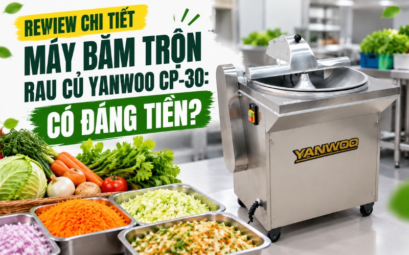 Review chi tiết máy băm trộn rau củ YANWOO CP-30