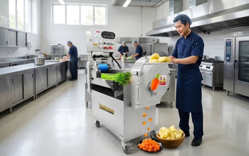 Điểm nổi bật của máy thái rau YQC-850
