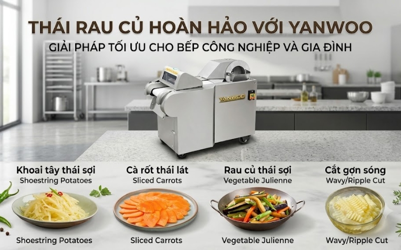 Đa dạng kiểu cắt trong một thiết bị