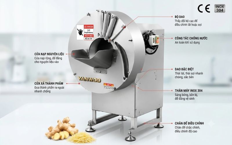 Đặc điểm và tính năng nổi bật của máy YANWOO SS150