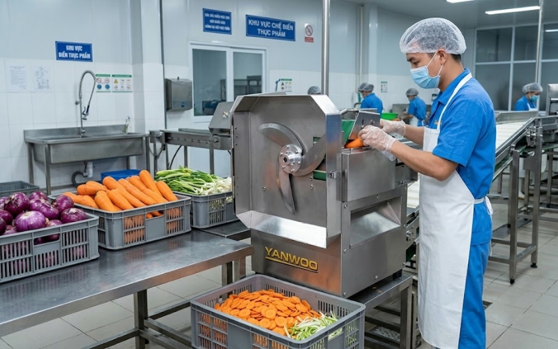 Giới thiệu tổng quan về máy thái rau củ Yanwoo CHD-20