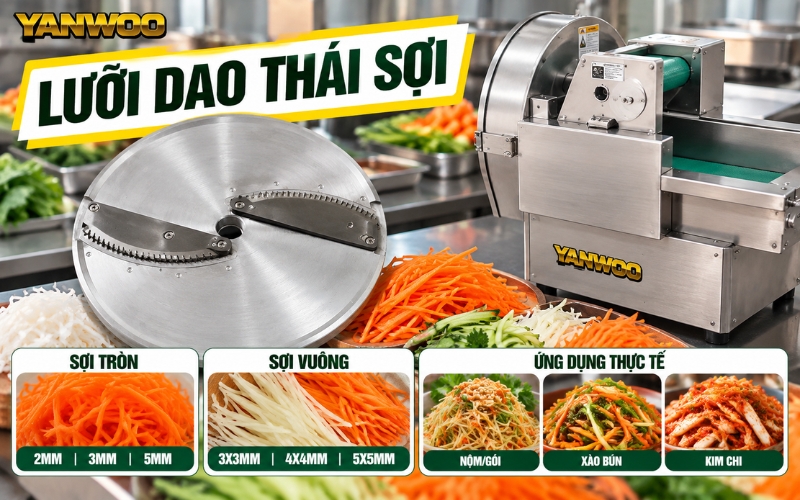 Lưỡi dao thái sợi  