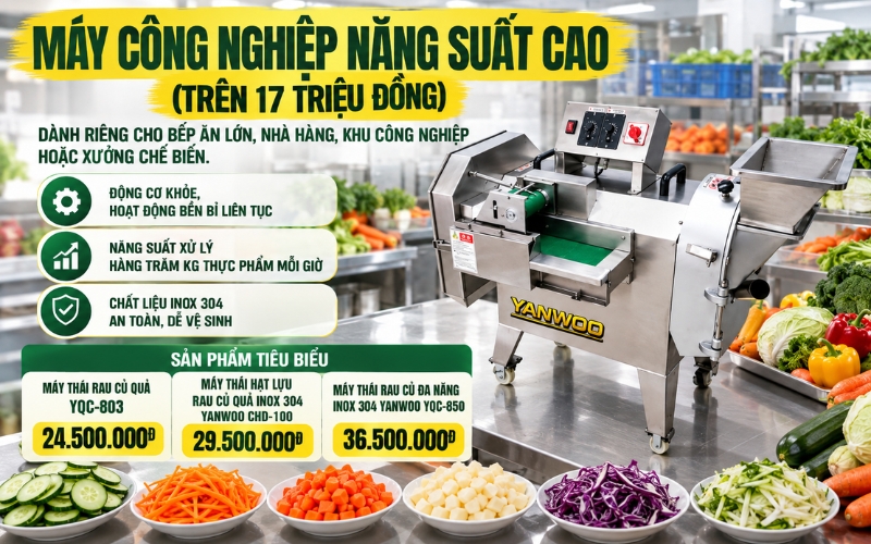 Máy công nghiệp năng suất cao