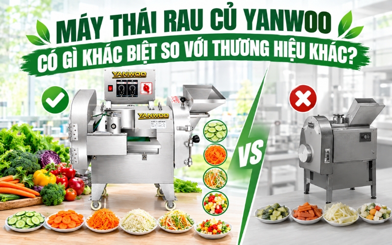 Máy Thái Rau Củ Yanwoo Có Gì Khác Biệt So Với Thương Hiệu Khác?