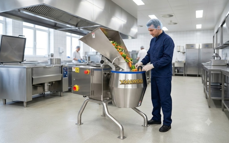 Máy thái sợi rau củ inox 304 Yanwoo CSC-300