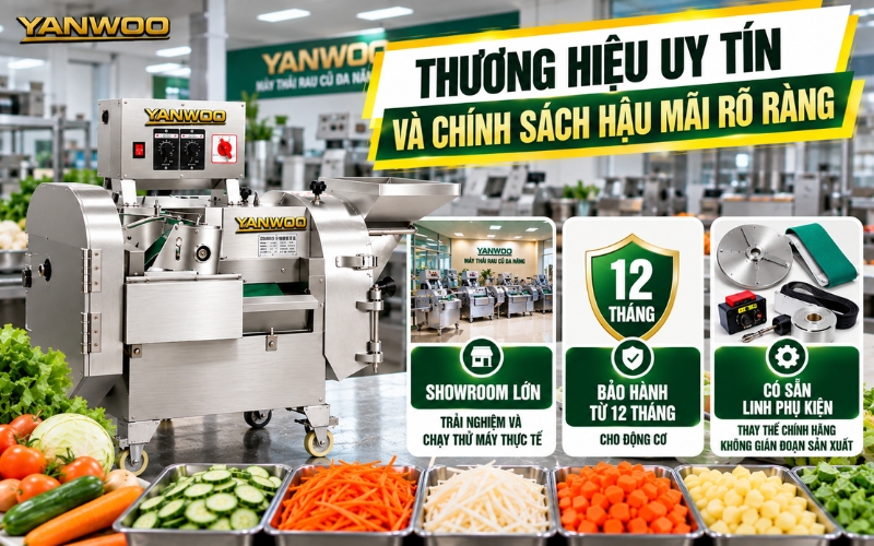 Thương hiệu uy tín và chính sách hậu mãi rõ ràng