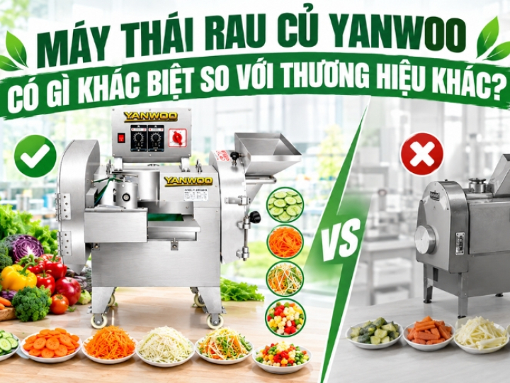 Máy Thái Rau Củ Yanwoo Có Gì Khác Biệt So Với Thương Hiệu Khác?